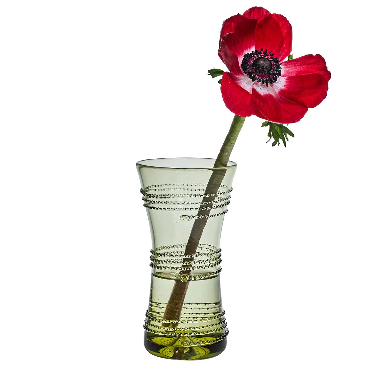 Ella Corset Vase 6in - Green