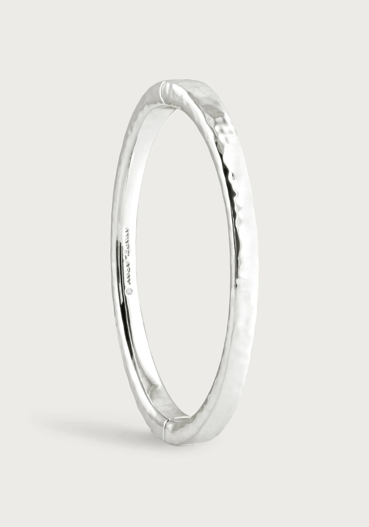 Farrier Medium Hinged Bangle, Silver - Robert's-Anabel Aram-Robert's