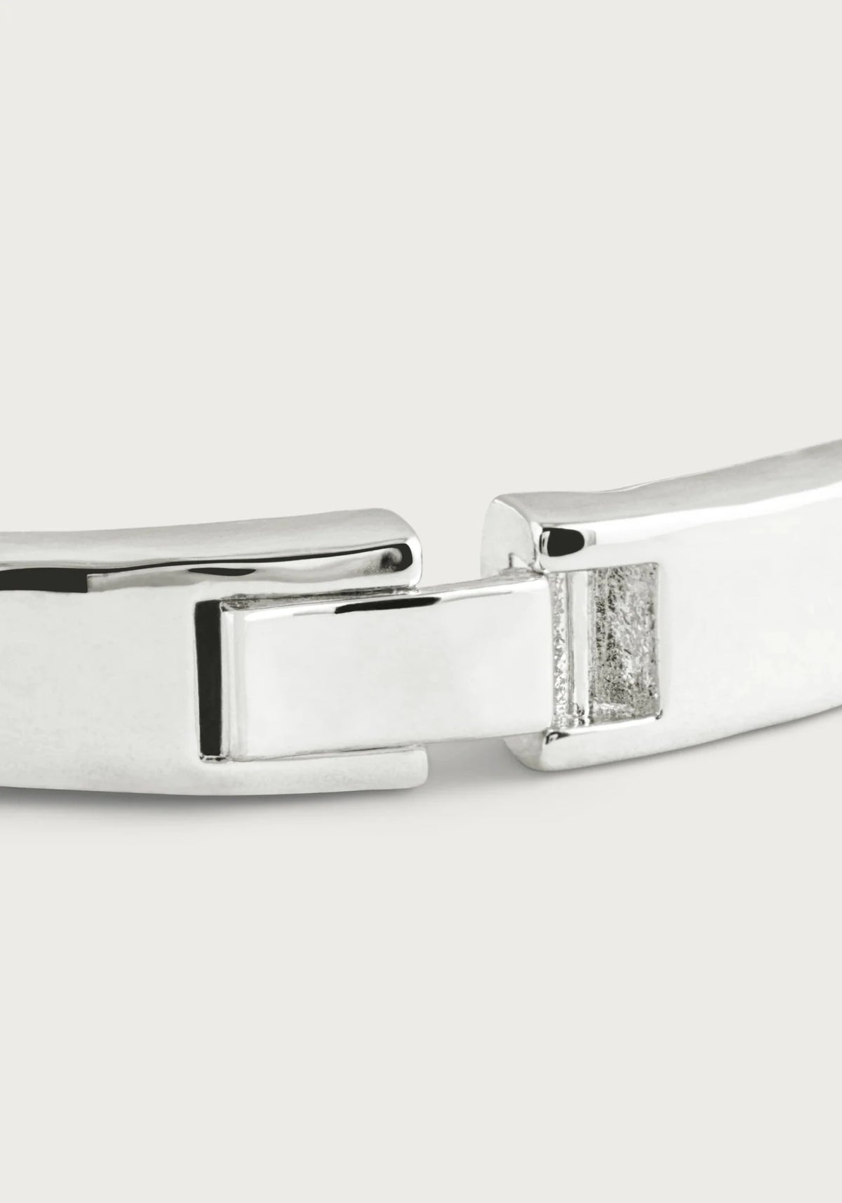 Farrier Medium Hinged Bangle, Silver - Robert's-Anabel Aram-Robert's
