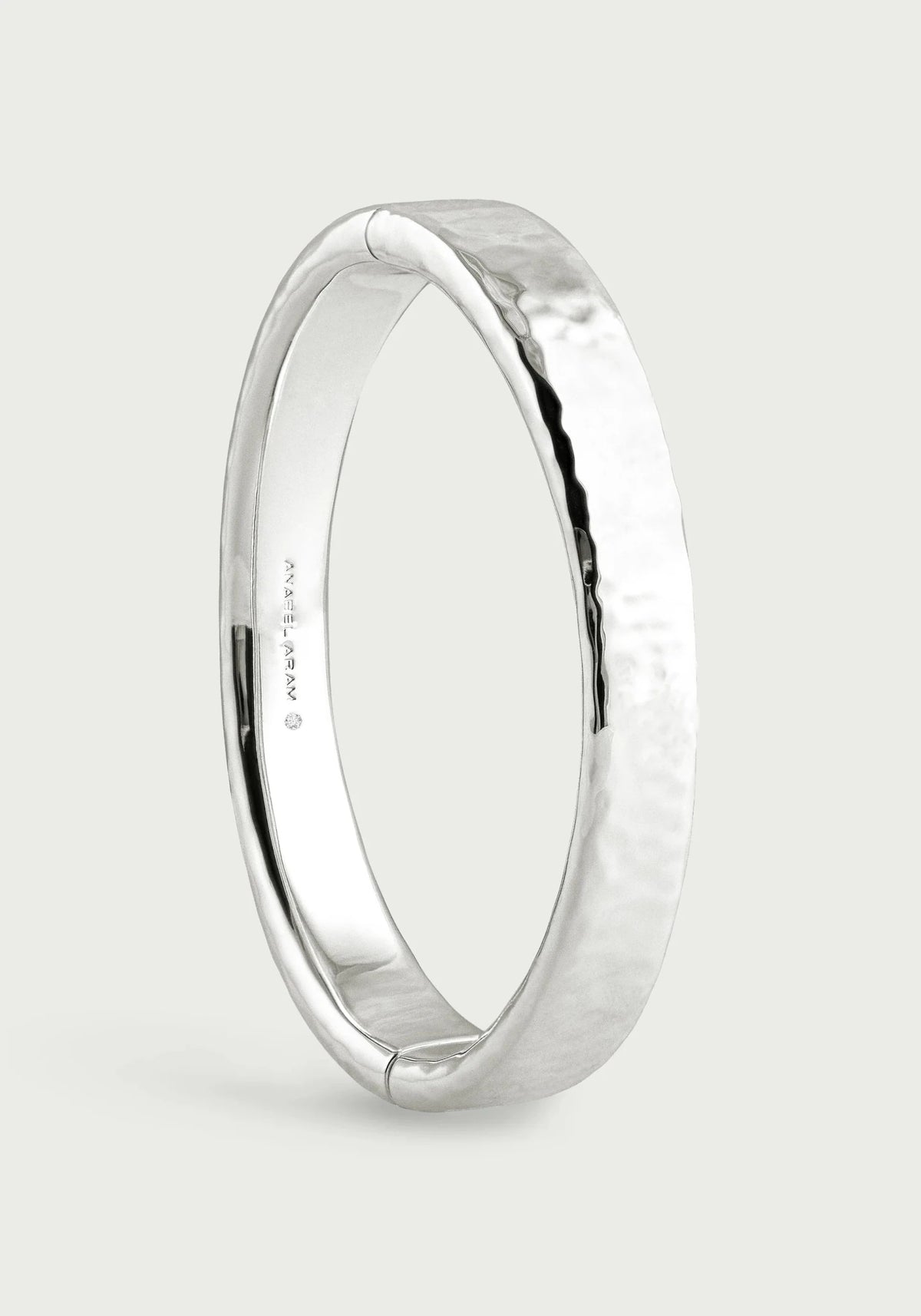 Farrier Wide Hinged Bangle, Silver - Robert's-Anabel Aram-Robert's