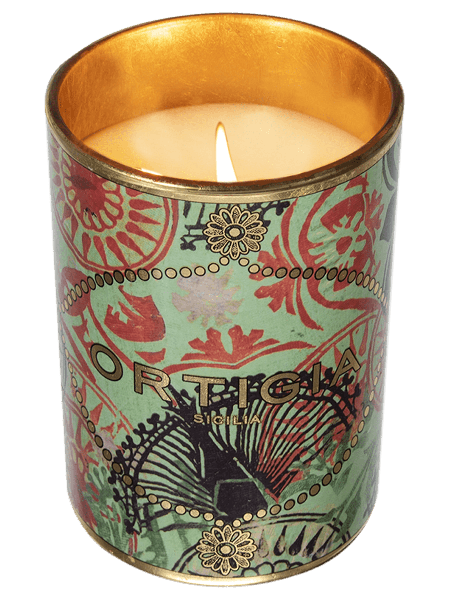 Fico d'India Decorated Candle Small - Robert's-Ortigia Sicilia-Robert's