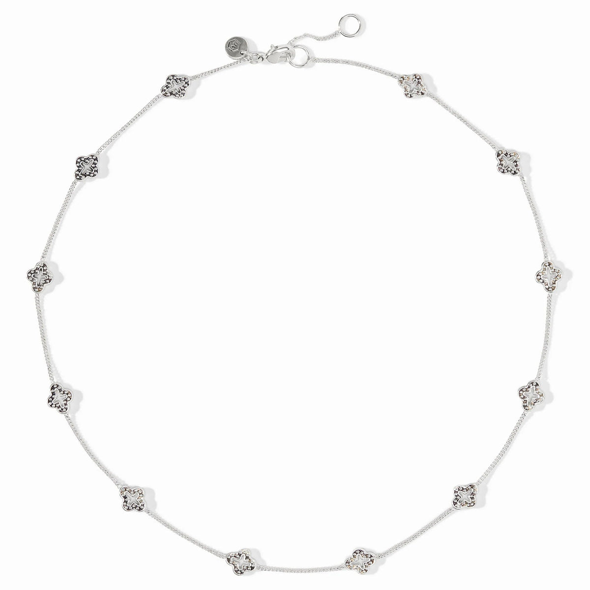 Florentine Demi Delicate Station Necklace Silver - Robert's-Julie Vos-Robert's