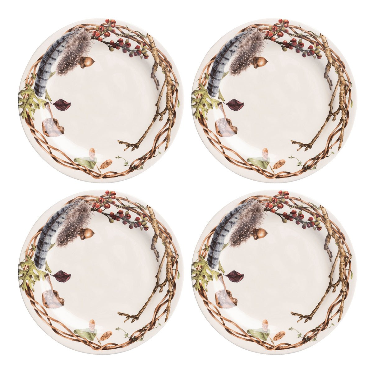 Forest Walk Party Plate Set/4 - Robert's-Juliska-Robert's