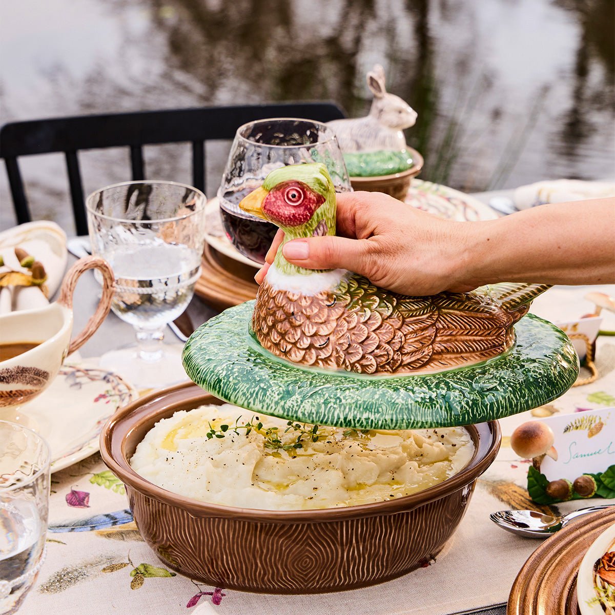Forest Walk Pheasant Baker with Lid - Robert's-Juliska-Robert's