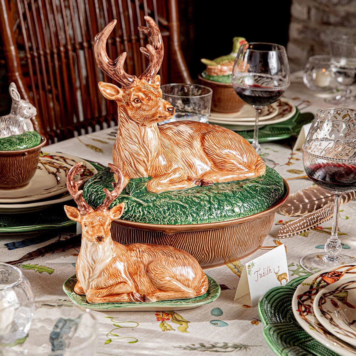Forest Walk Stag Butter Dish - Robert's-Juliska-Robert's