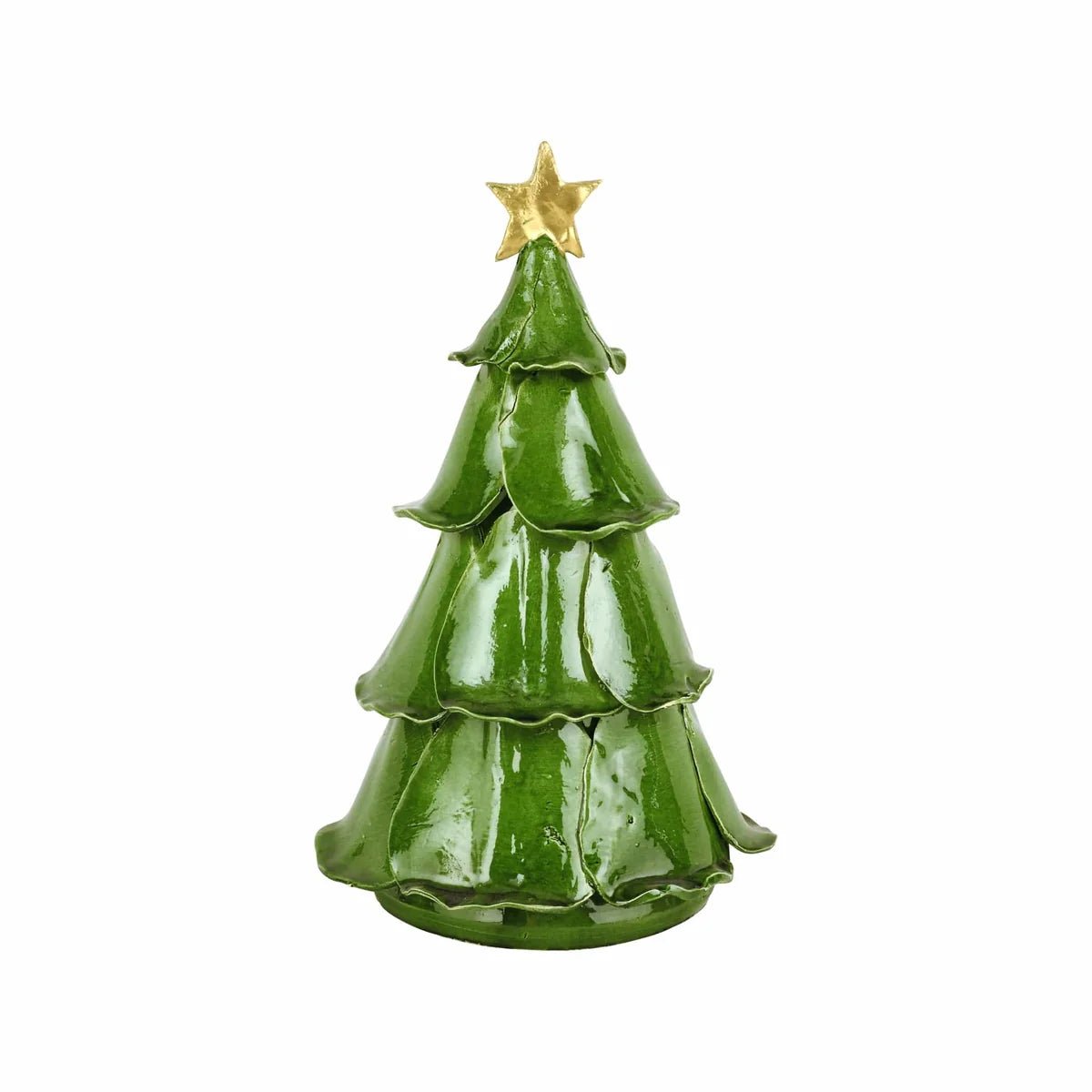 Foresta Green Medium Ruffled Tree - Robert's-VIETRI-Robert's