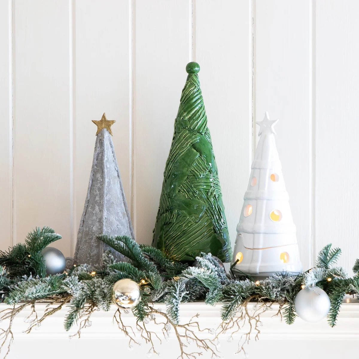 Foresta Green Medium Tree with Swirl - Robert's-VIETRI-Robert's