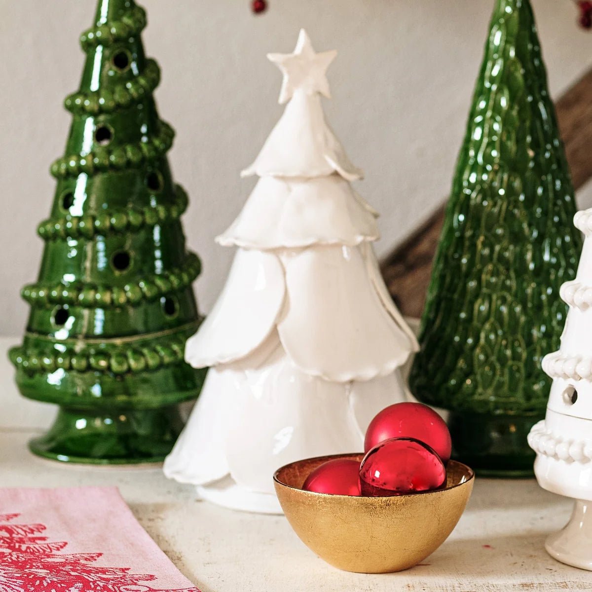 Foresta White Medium Ruffled Tree - Robert's-VIETRI-Robert's