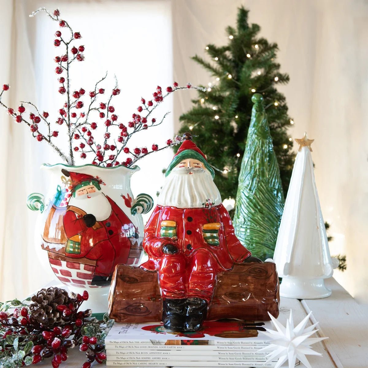 Foresta White Medium Tree with Swirl - Robert's-VIETRI-Robert's