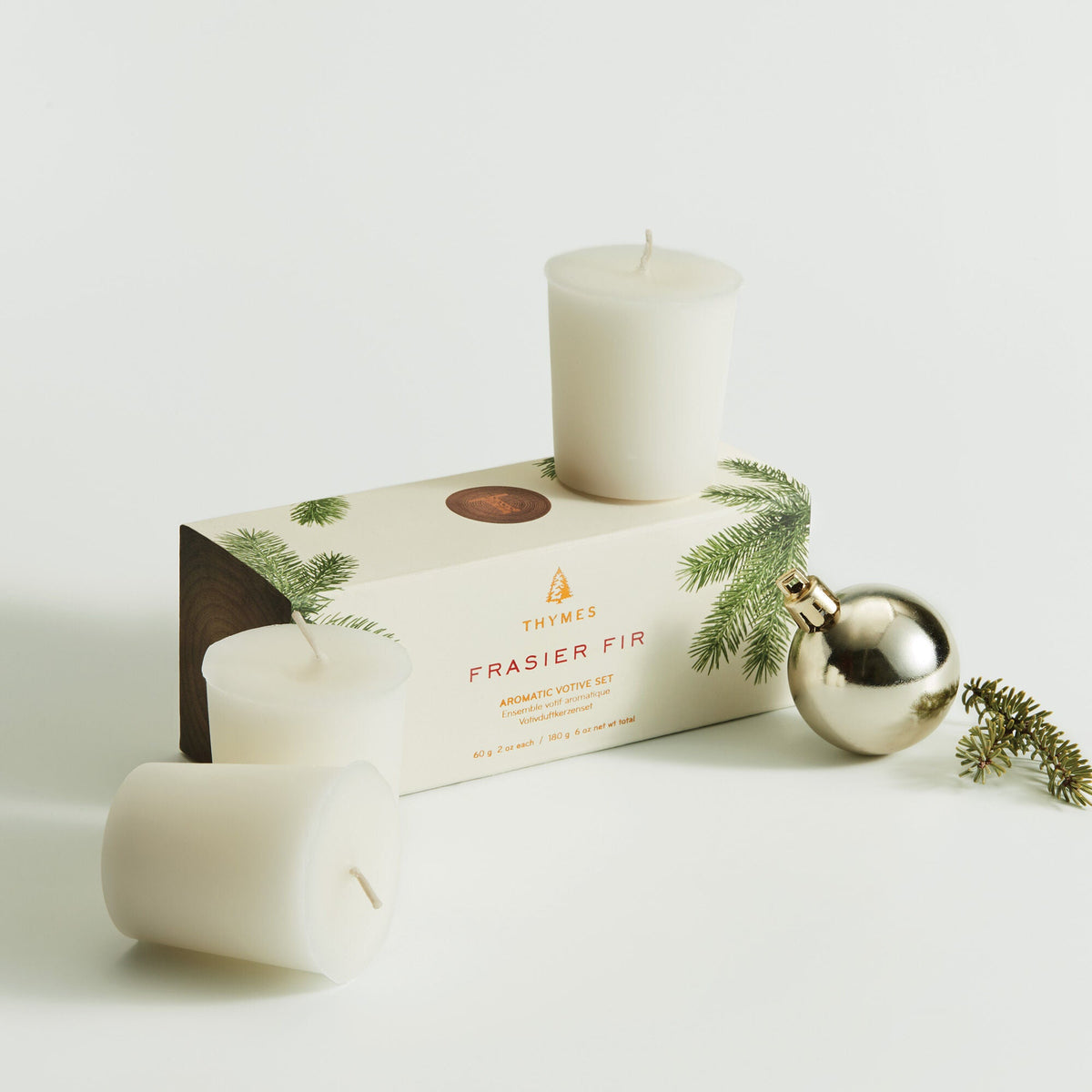 Frasier Fir Votive Candle Set - Robert's-Thymes-Robert's