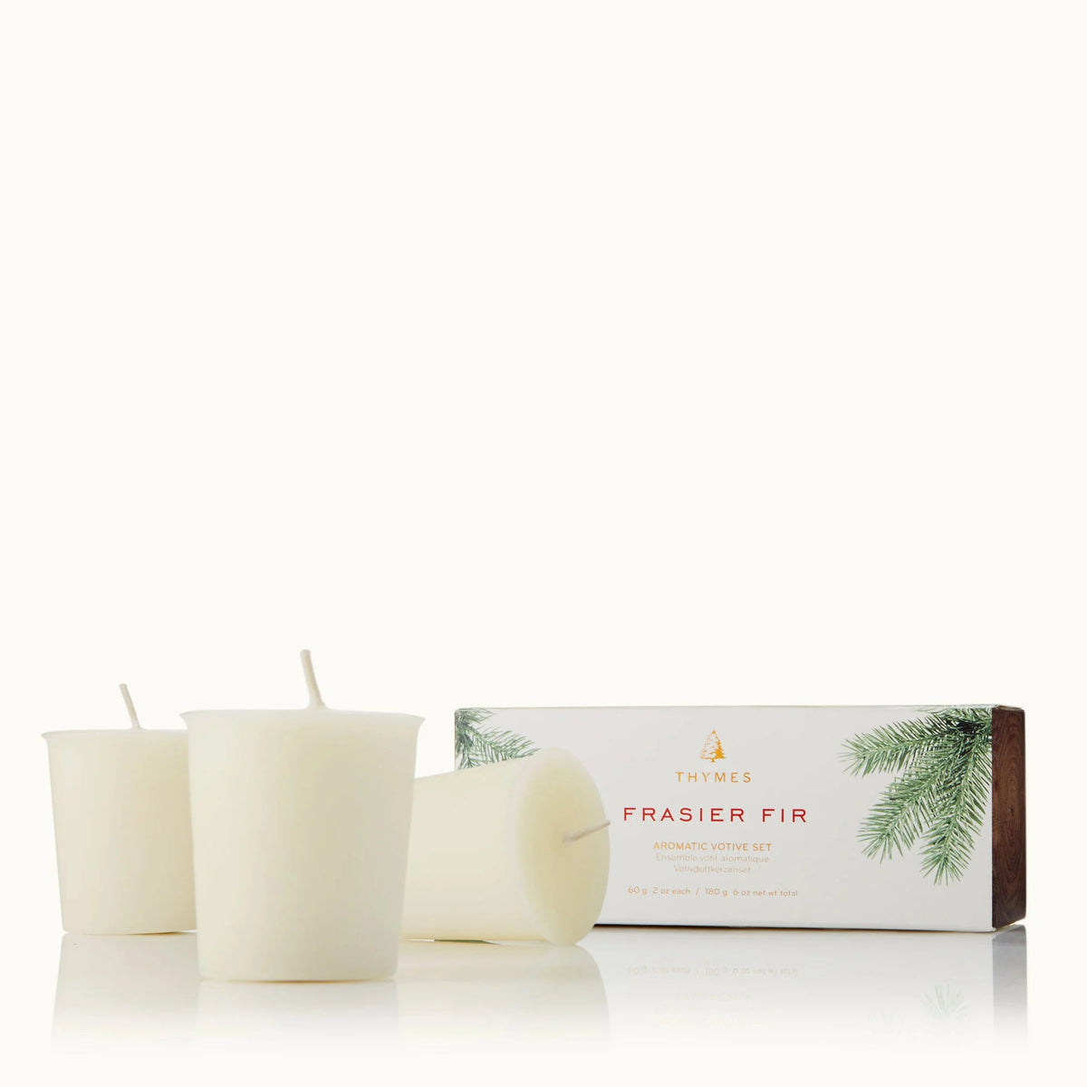 Frasier Fir Votive Candle Set - Robert's-Thymes-Robert's