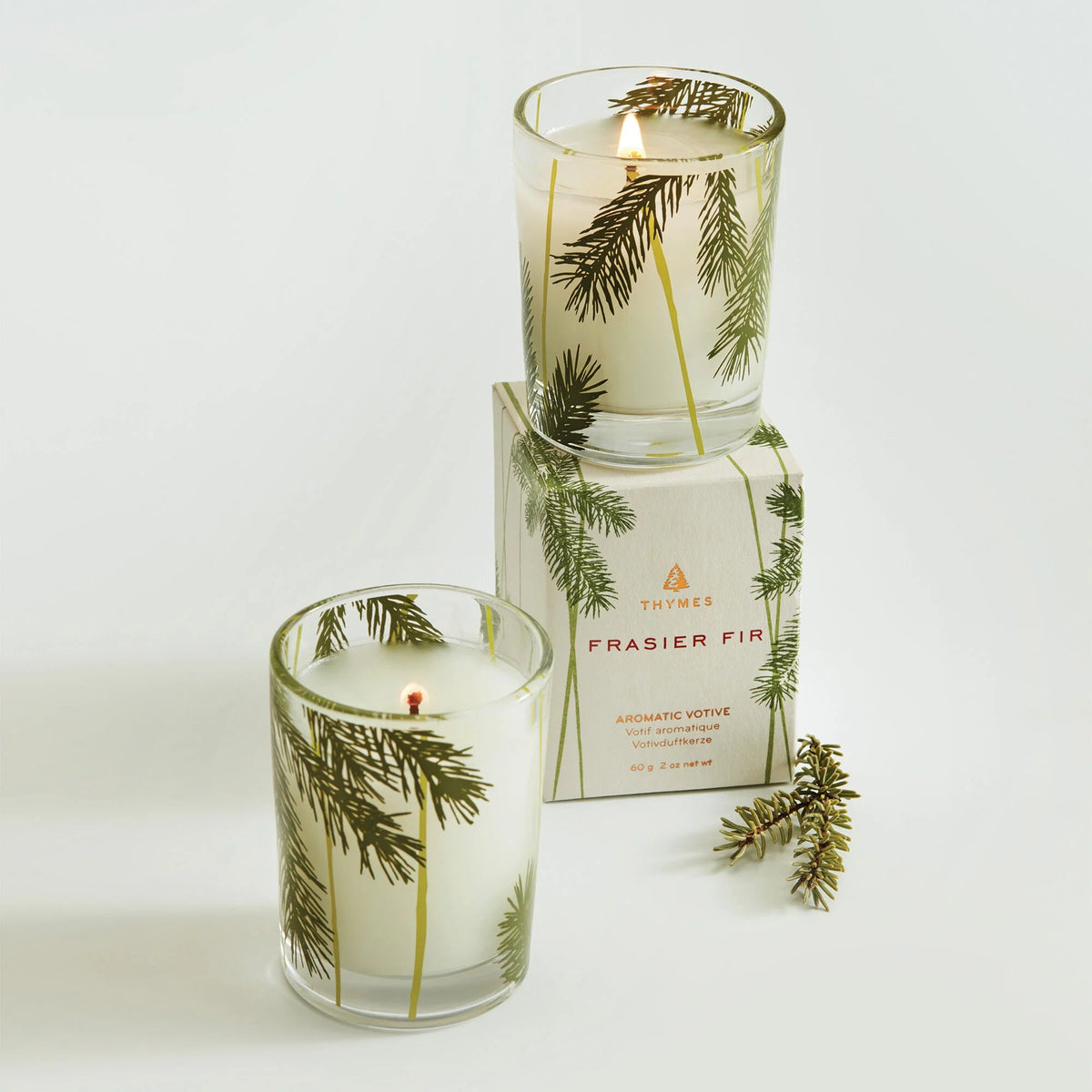 Frasier Fir Votive Candle - Robert's-Thymes-Robert's