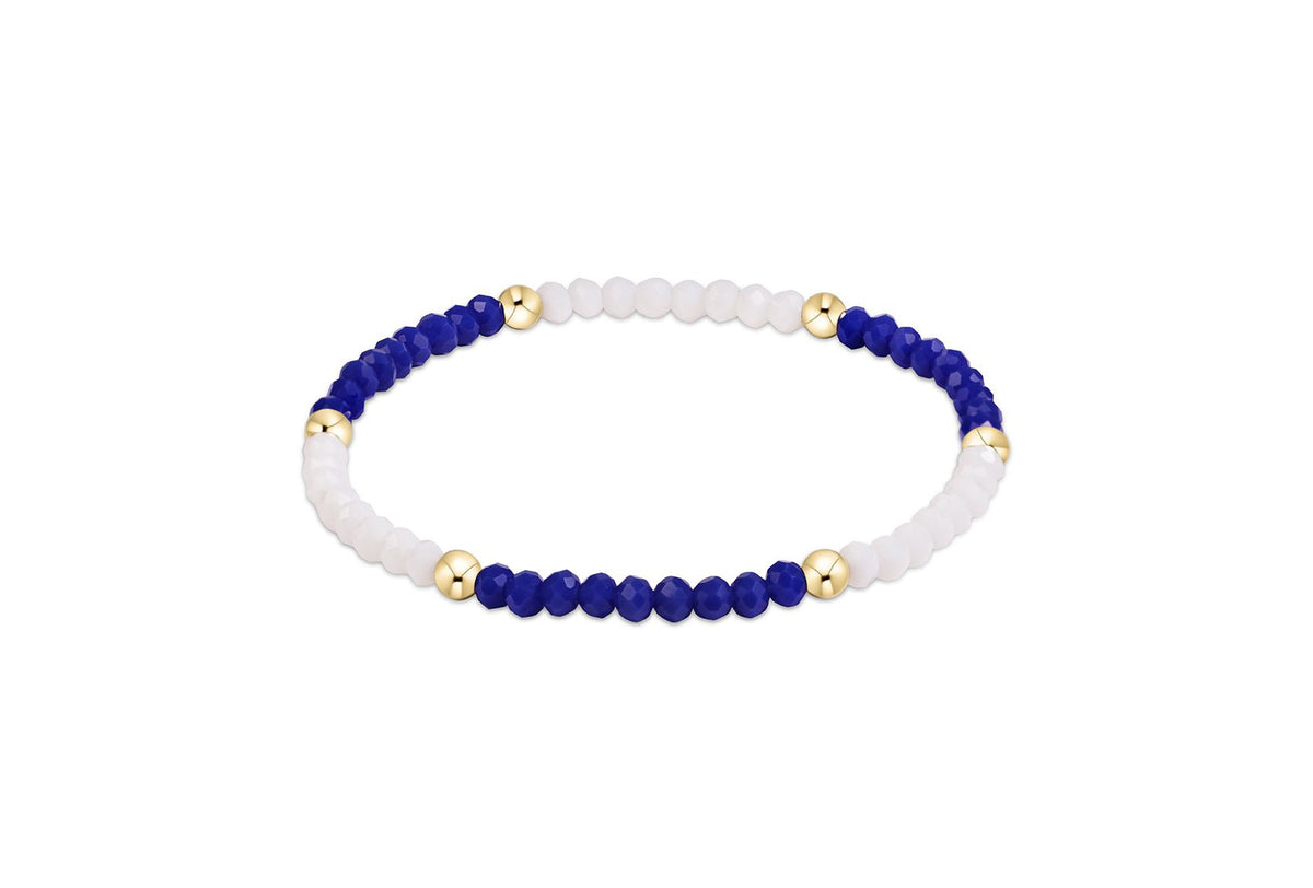 gameday flirty presence bracelet - blue & White - Robert's-enewton-Robert's