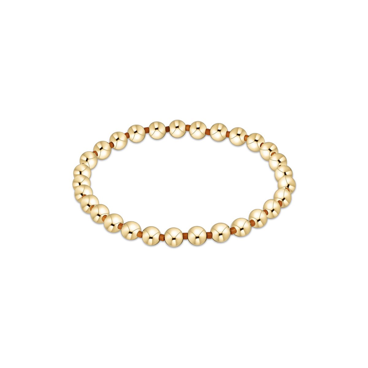 Gameday Hope Grateful 5mm Bead Bracelet - Burnt Orange - Robert's-enewton-Robert's