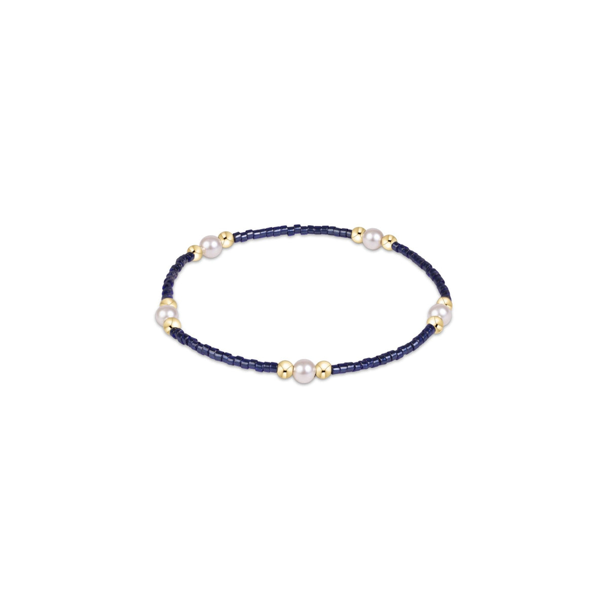gameday hope purpose pearl bracelet - navy - Robert's-enewton-Robert's