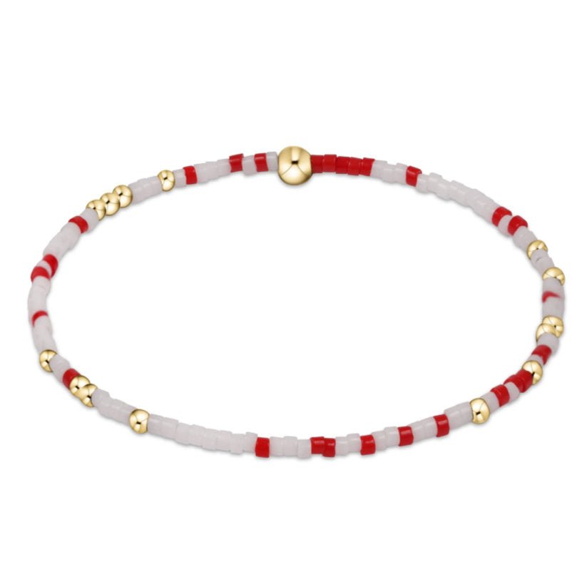 gameday hope unwritten bracelet - Bright Red and White - Robert's-enewton-Robert's