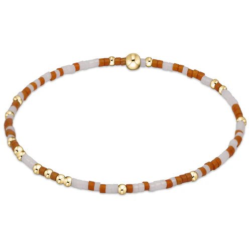 gameday hope unwritten bracelet - burnt orange-white - Robert's-enewton-Robert's