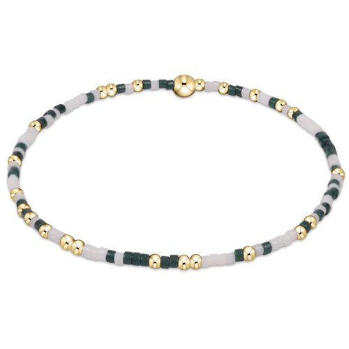 gameday hope unwritten bracelet - Dark Green and White - Robert's-enewton-Robert's