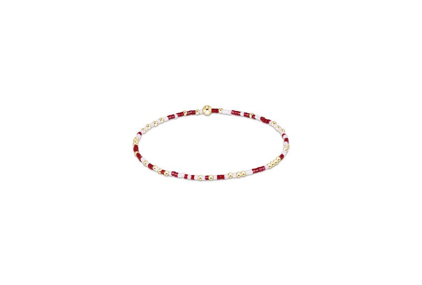 gameday hope unwritten bracelet - maroon -white - Robert's-enewton-Robert's