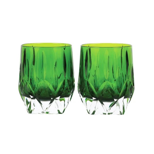 Gemma Emerald Double Old Fashioned - Set of 2 - Robert's-VIETRI-Robert's