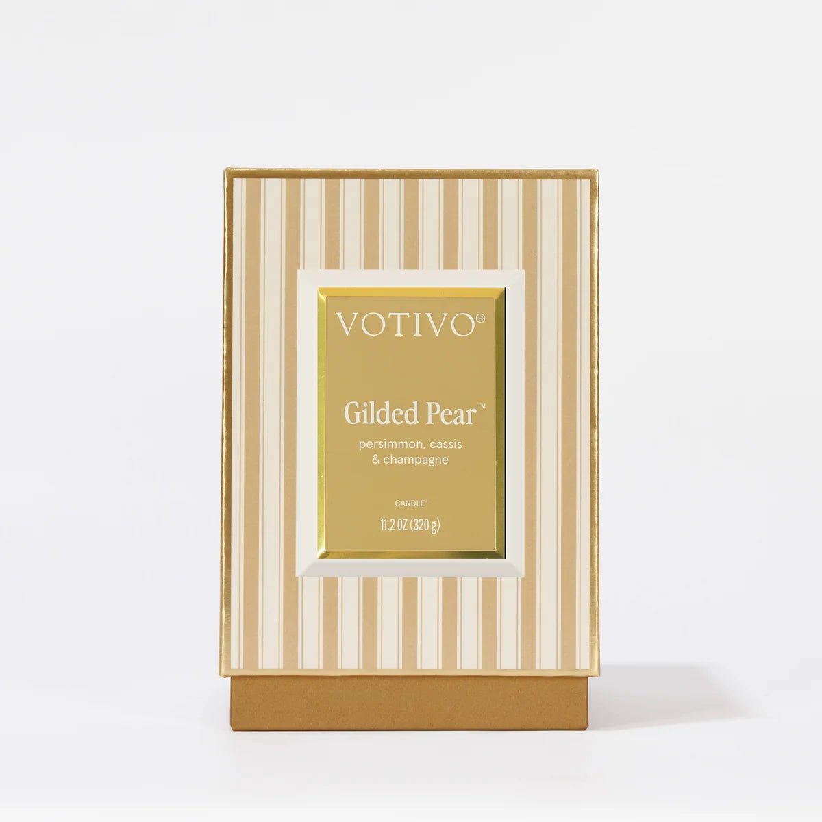 Gilded Pear Holiday Candle - Robert's-VOTIVO-Robert's