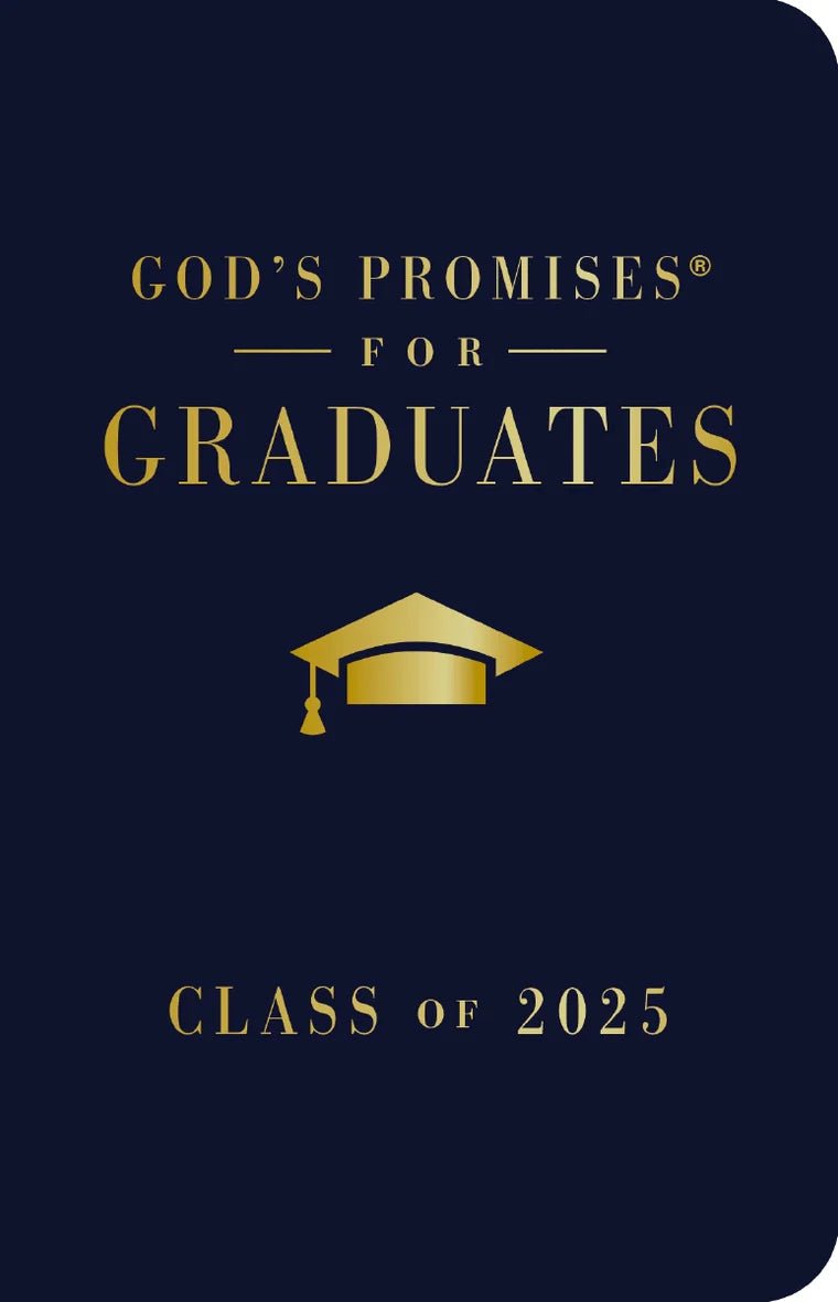 God's Promises for Graduates: Class of 2025 - Navy - Robert's-HARPER COLLINS CHRISTIAN-Robert's