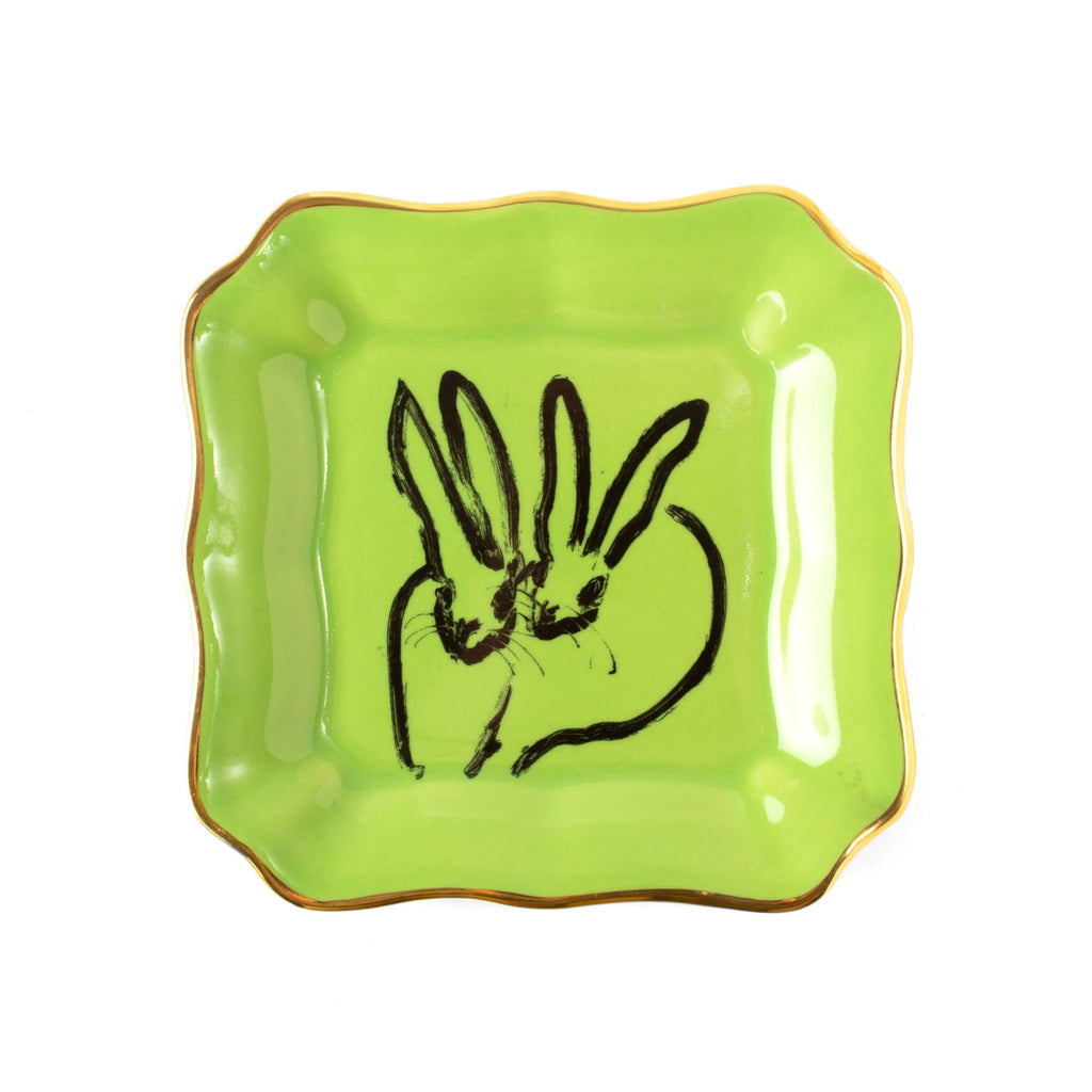 Hunt Slonem’s Bunny Portrait Plate