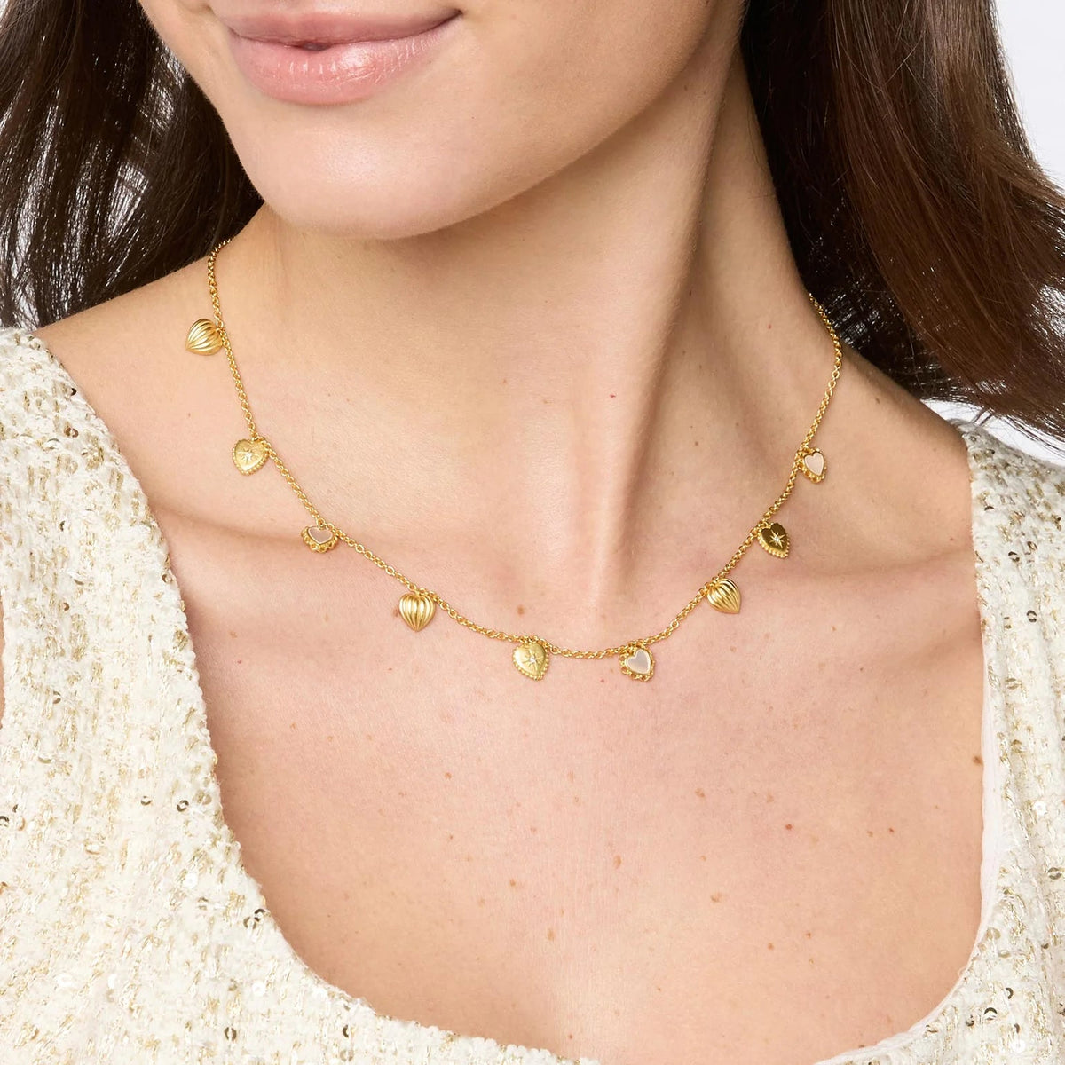 Heart Delicate Charm Necklace - Robert's-Julie Vos-Robert's