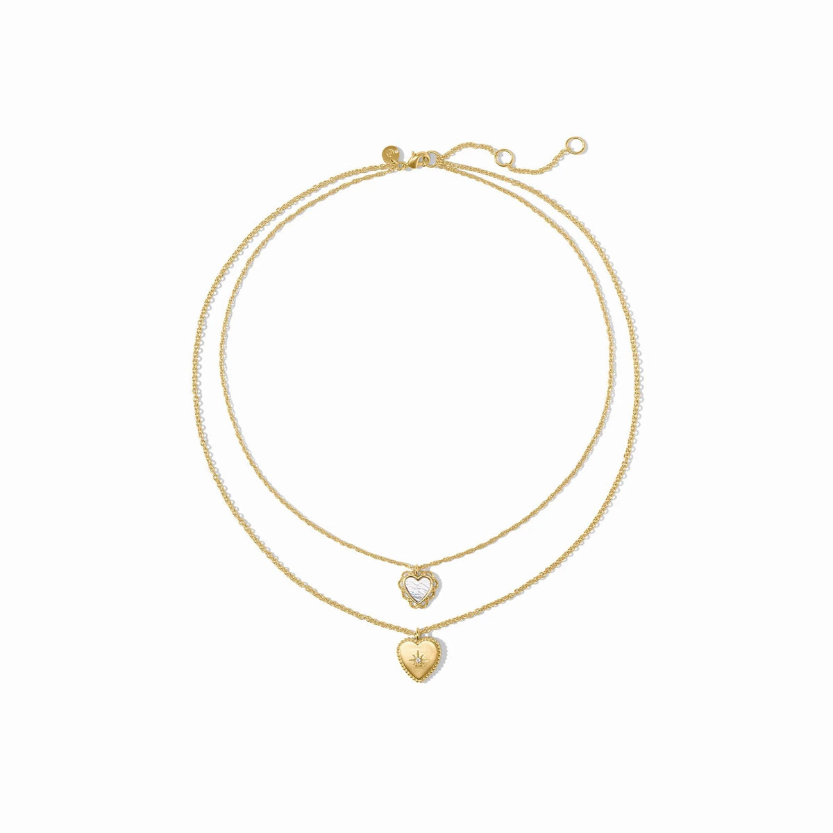 Heart Duo Delicate Necklace - Robert's-Julie Vos-Robert's