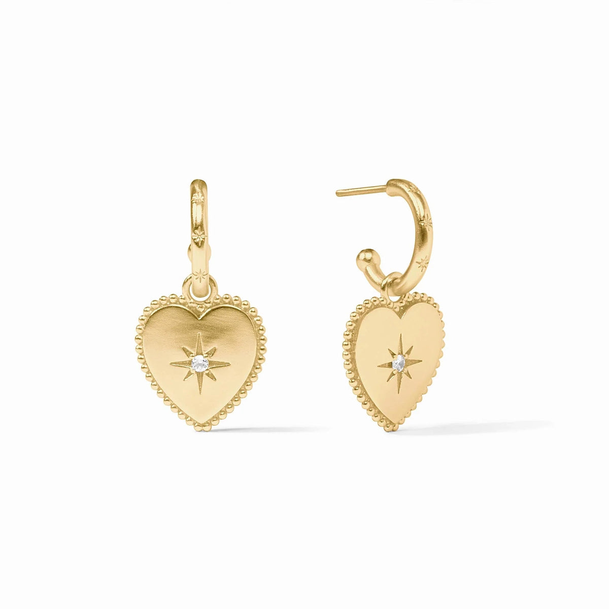 Heart Hoop & Charm Earring - Robert's-Julie Vos-Robert's