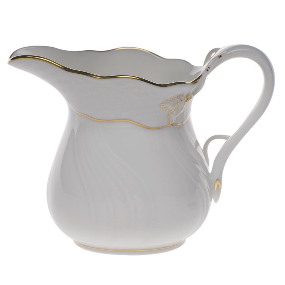 Herend Golden Edge 10oz Creamer