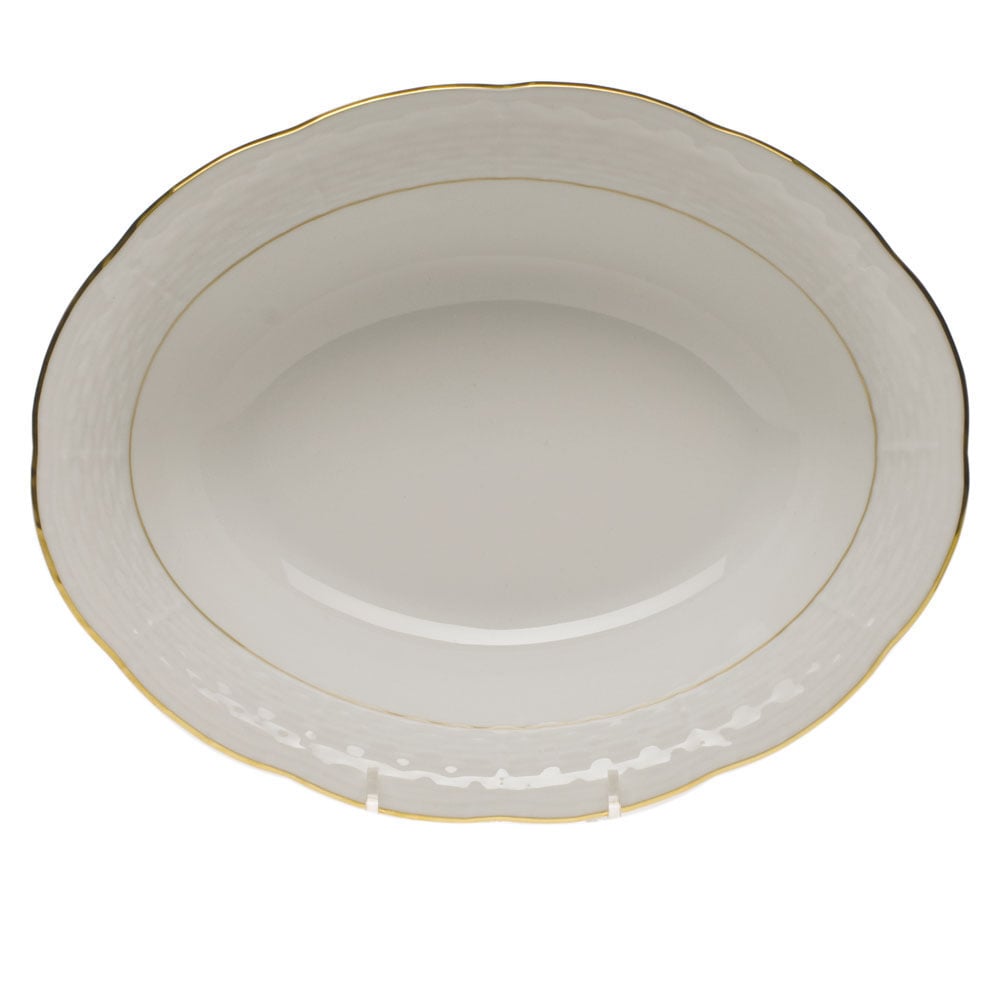 Herend Golden Edge Open Vegetable