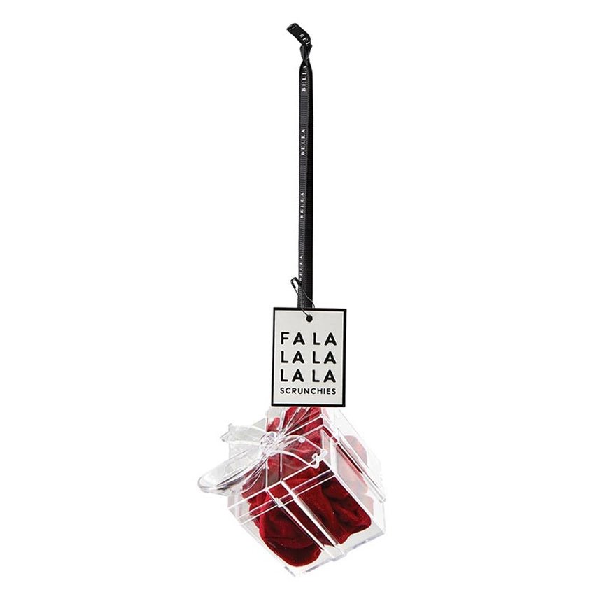 Holiday Ornament Velvet Scrunchy Red - Robert's-Bella-Robert's