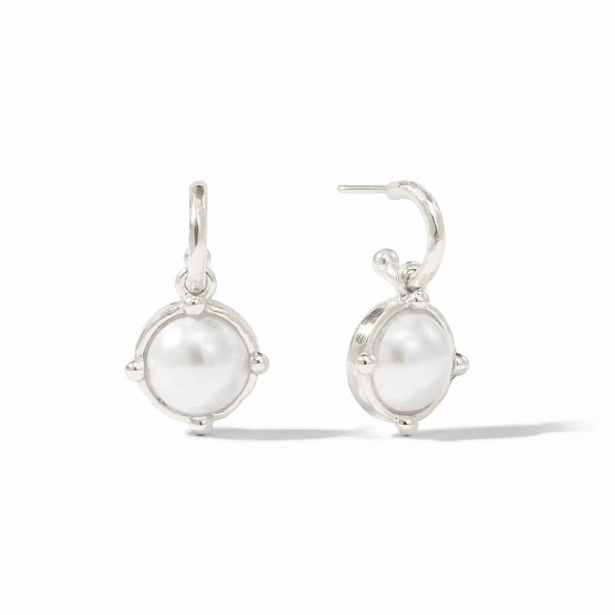 Honeybee Hoop & Charm Earring Silver - Robert's-Julie Vos-Robert's