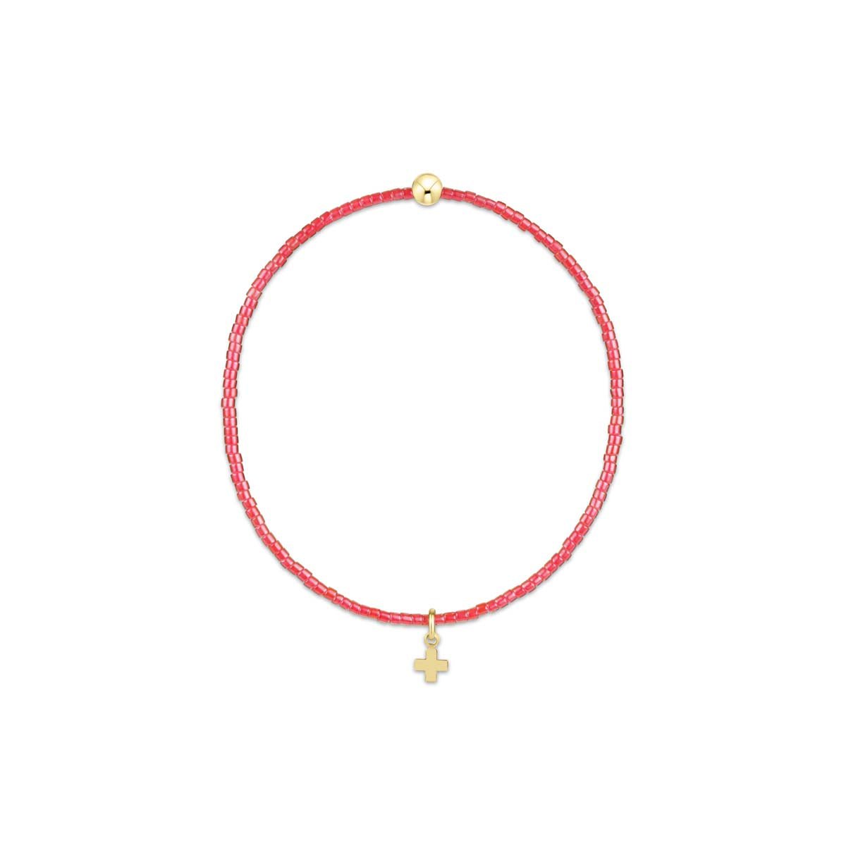 Hope Classic Sherbert Bracelet - Signature Cross Small Gold Charm - Robert's-enewton-Robert's