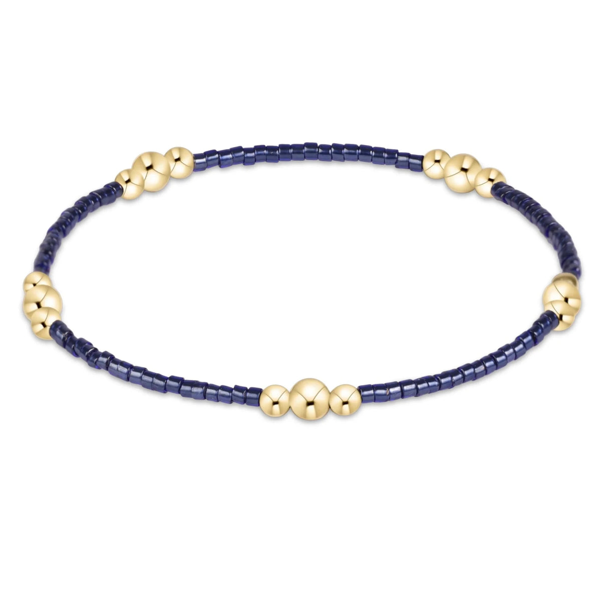 hope purpose gold bracelet - navy - Robert's-enewton-Robert's