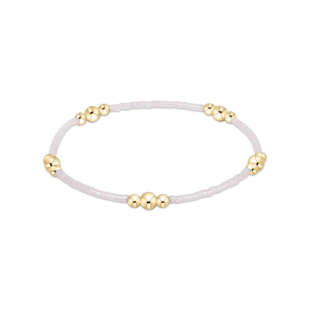 Hope Purpose Gold Bracelet - Silky White - Robert's-enewton-Robert's