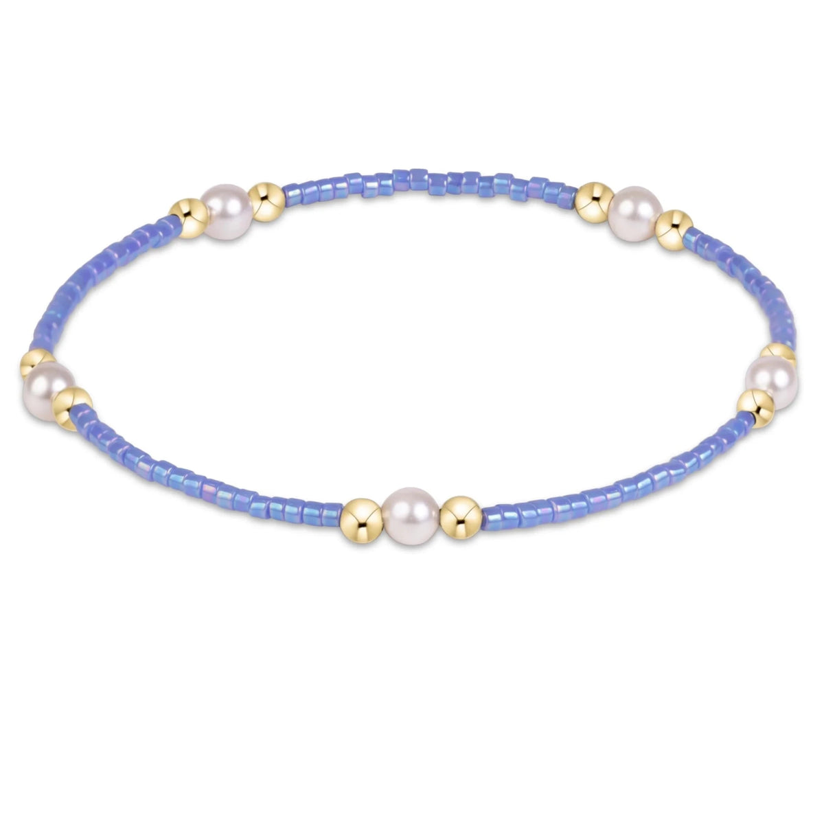 hope purpose pearl bracelet - bright blue - Robert's-enewton-Robert's