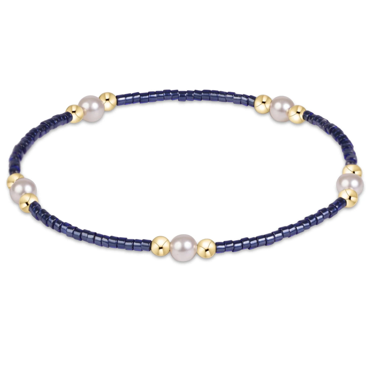 hope purpose pearl bracelet - navy - Robert's-enewton-Robert's