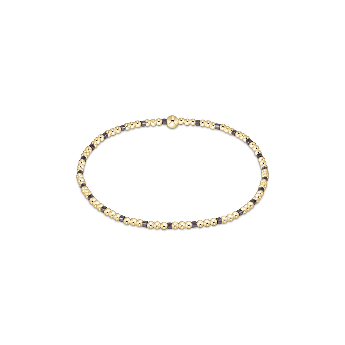 Hope Sincerity Pattern 2mm Bead Bracelet - Taupe With A Twist - Robert's-enewton-Robert's