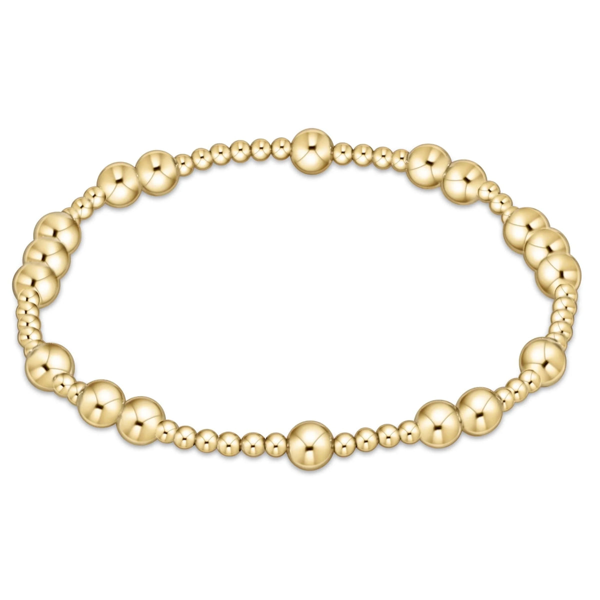 Hope Unwritten 5mm Beaded Bracelet - Gold - Robert's-enewton-Robert's