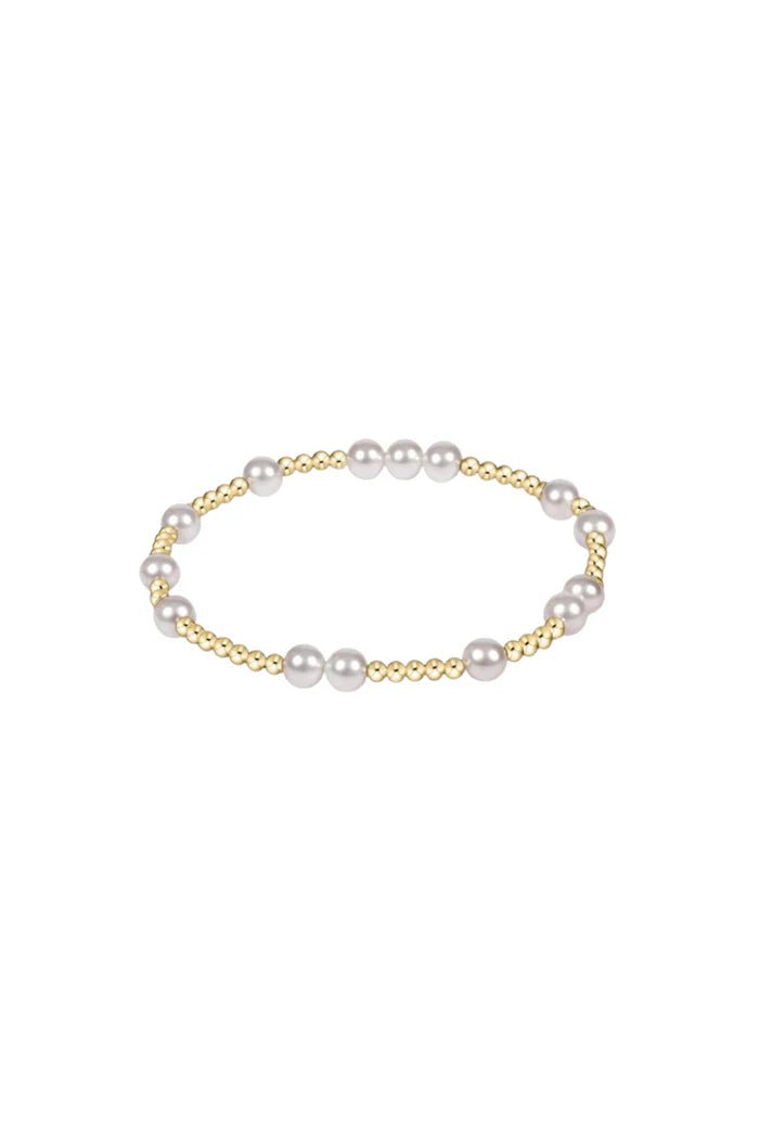 Hope Unwritten Pearl Gold Bracelet 6mm - Robert's-enewton-Robert's
