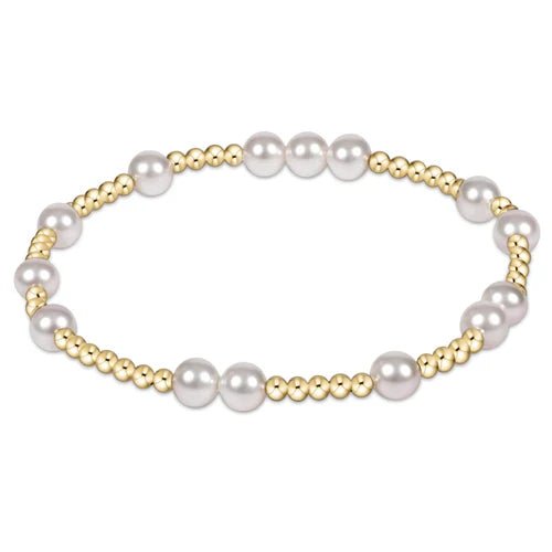 Hope Unwritten Pearl Gold Bracelet 6mm - Robert's-enewton-Robert's