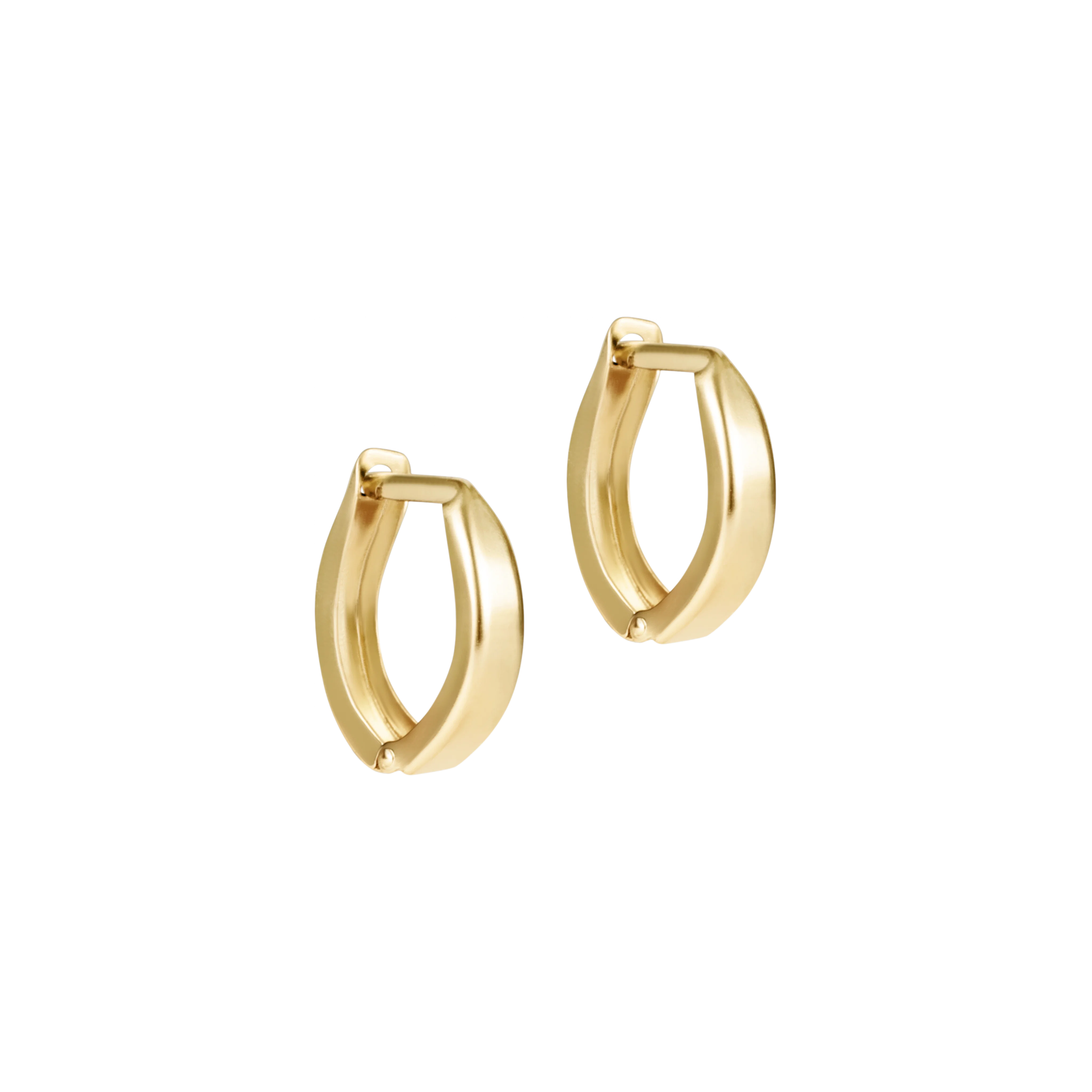 huggie gold 0.5" hoop