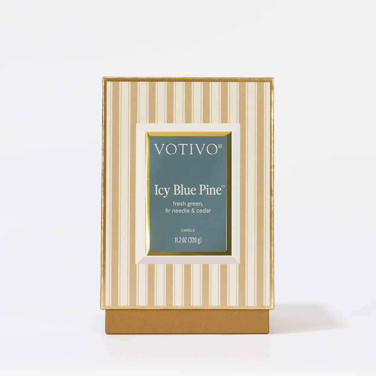 Icy Blue Pine Holiday Candle - Robert's-VOTIVO-Robert's