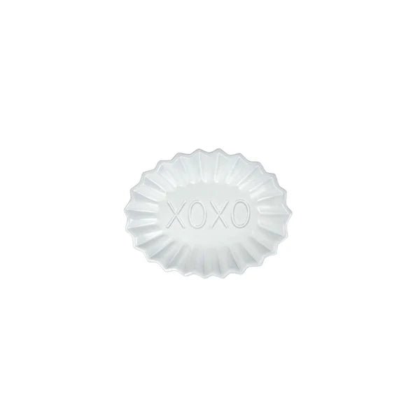 Incanto Pleated XOXO Plate - Robert's-VIETRI-Robert's