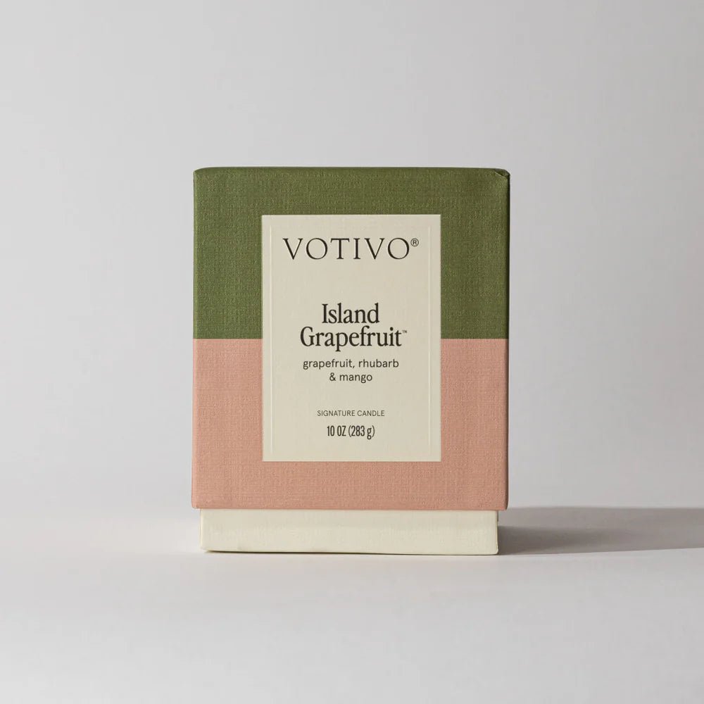 Island Grapefruit 10 oz. Signature Candle - Robert's-VOTIVO-Robert's