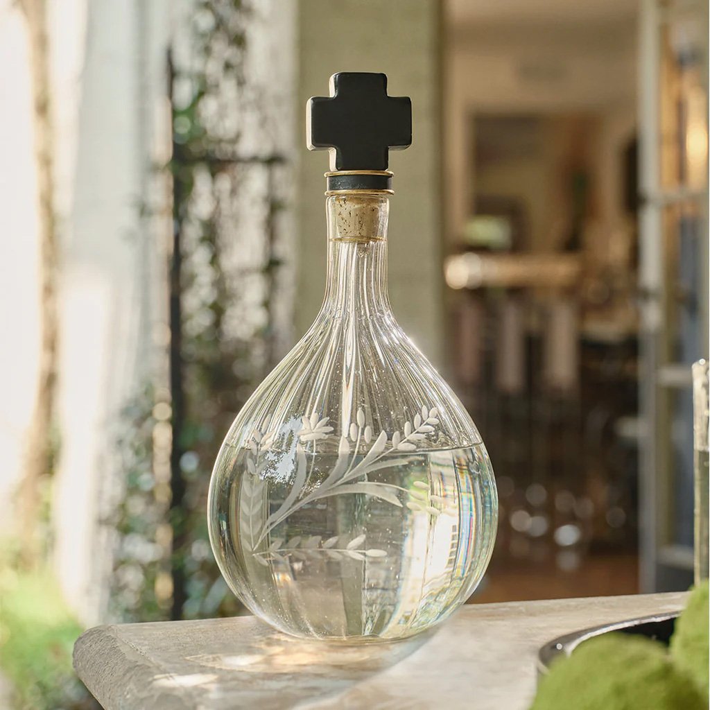 Cruz Hand Etched Decanter