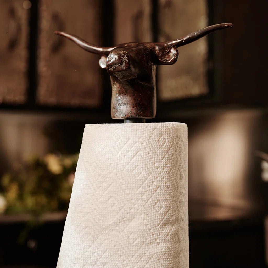Jefe Longhorn Paper Towel Holder - Robert's-Jan Barboglio-Robert's