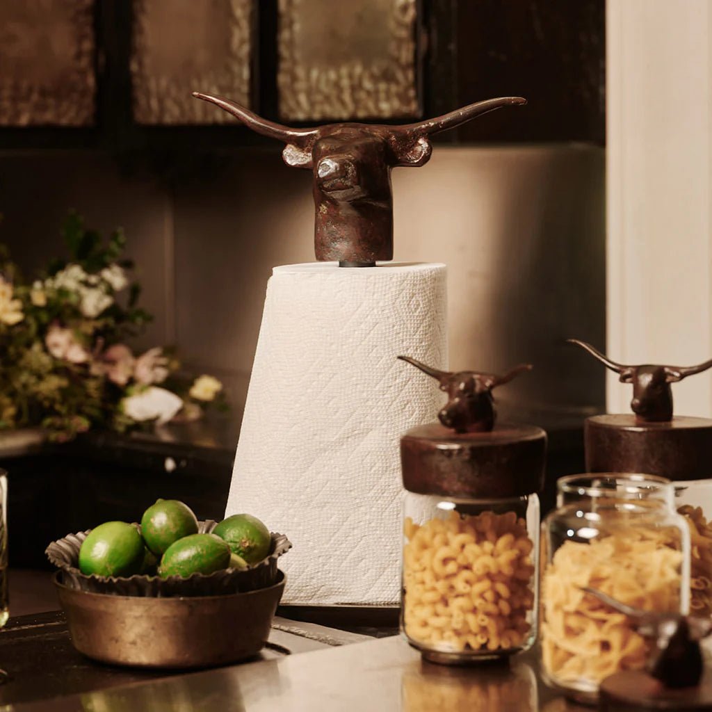 Jefe Longhorn Paper Towel Holder - Robert's-Jan Barboglio-Robert's